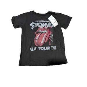 The Rolling Stones Baby T Shirt USA Tour 1978 Rock Band Merch Tee Black - 3T NWT